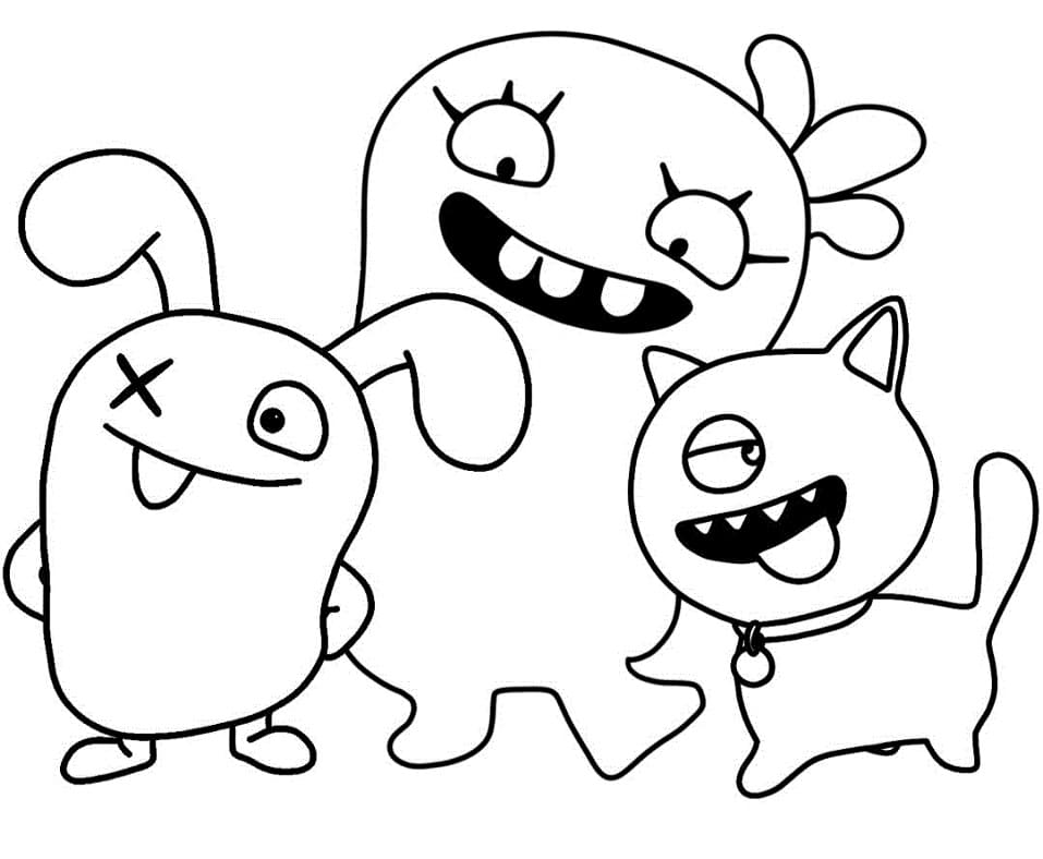 UglyDolls 4 Coloring Page