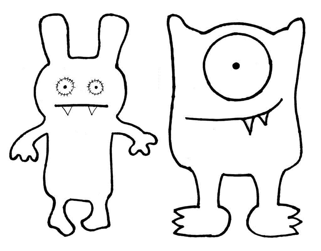 UglyDolls 6 Coloring Page