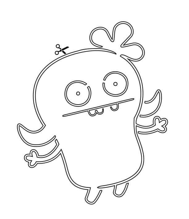 UglyDolls Moxy Coloring Page