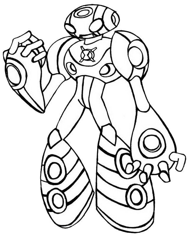 Ultimate Echo Echo Fighting Coloring Page