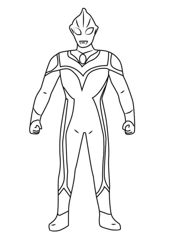 Ultraman 5 Coloring Page