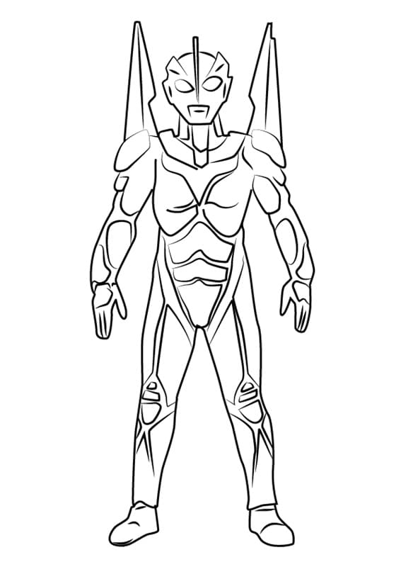 ultraman noa coloring pages coloring cool