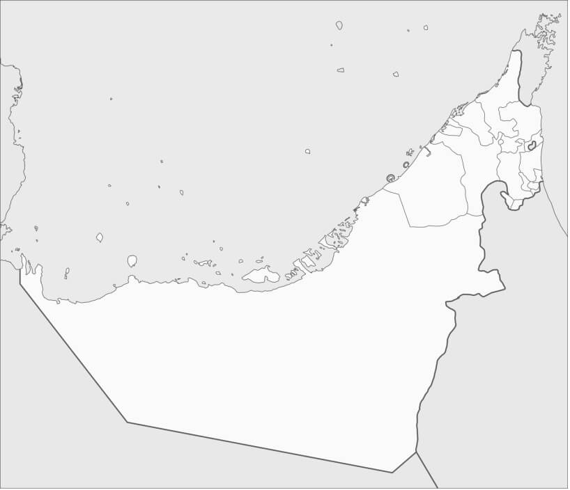 United Arab Emirates’s Map