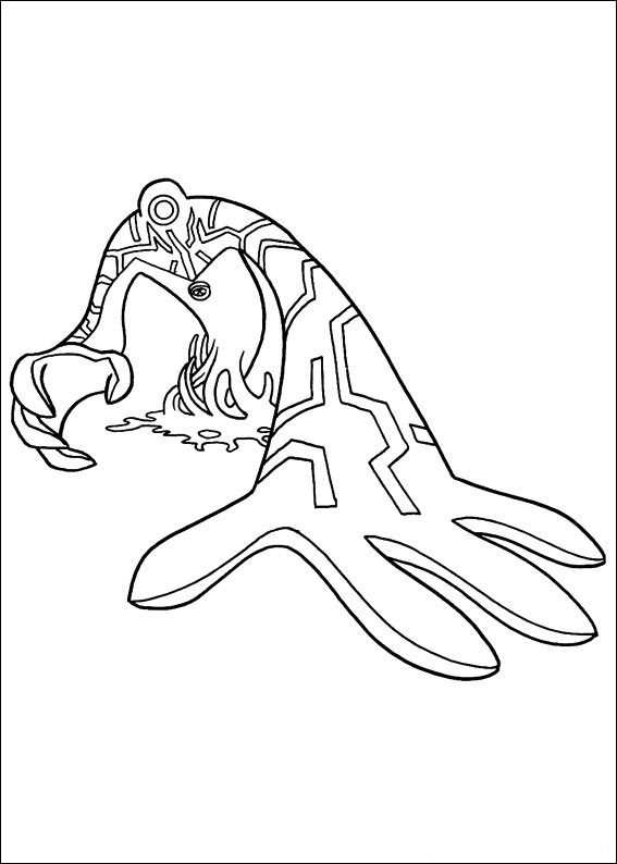 Upgrade In Ben 10 Coloring Page