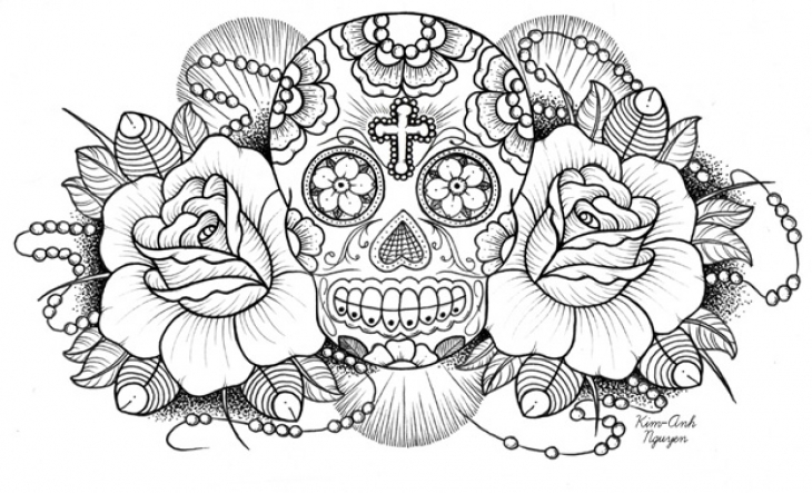 Very Difficult Sugar Skull For Adults