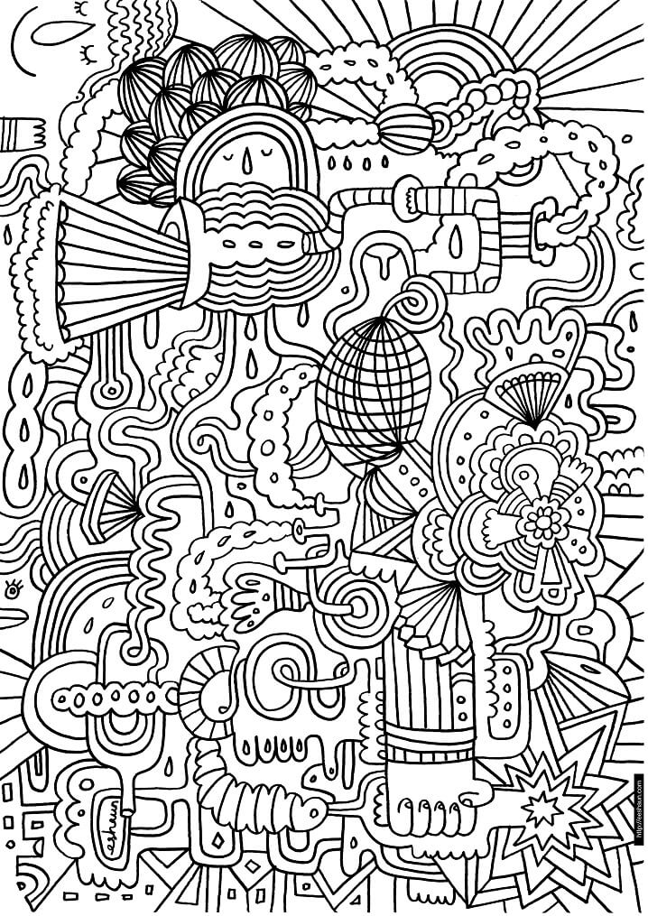Very Hard 1 Coloring Page