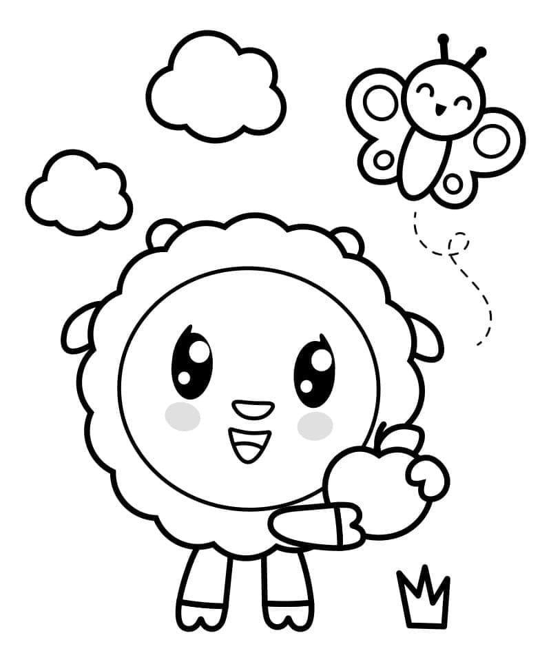 Wally from BabyRiki Coloring Page