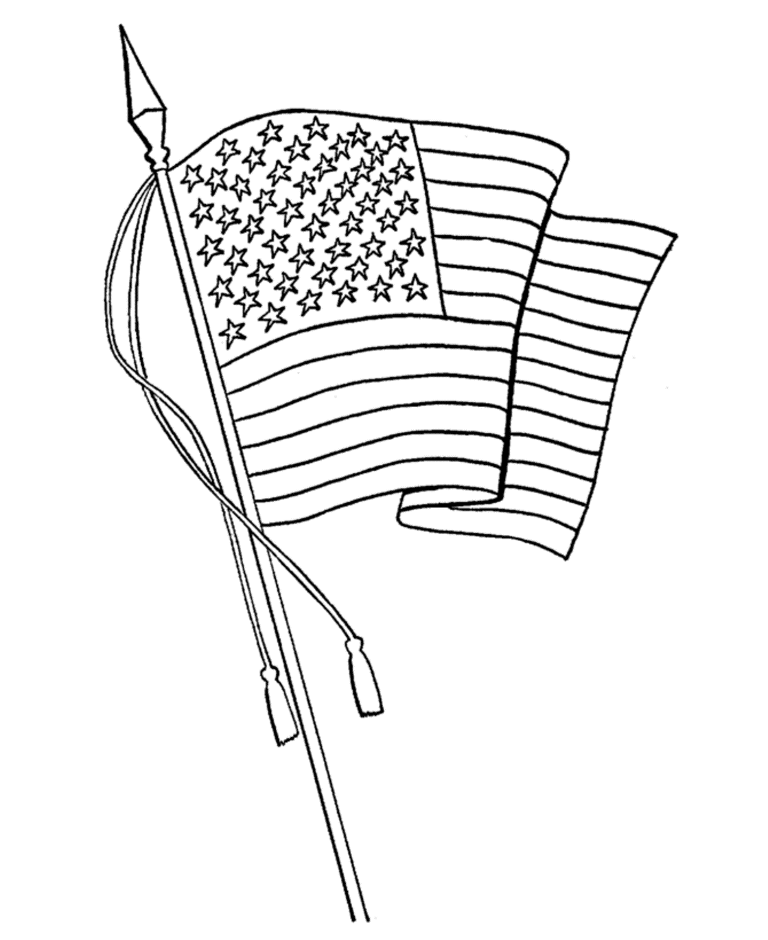 Waving American Flag 7e53