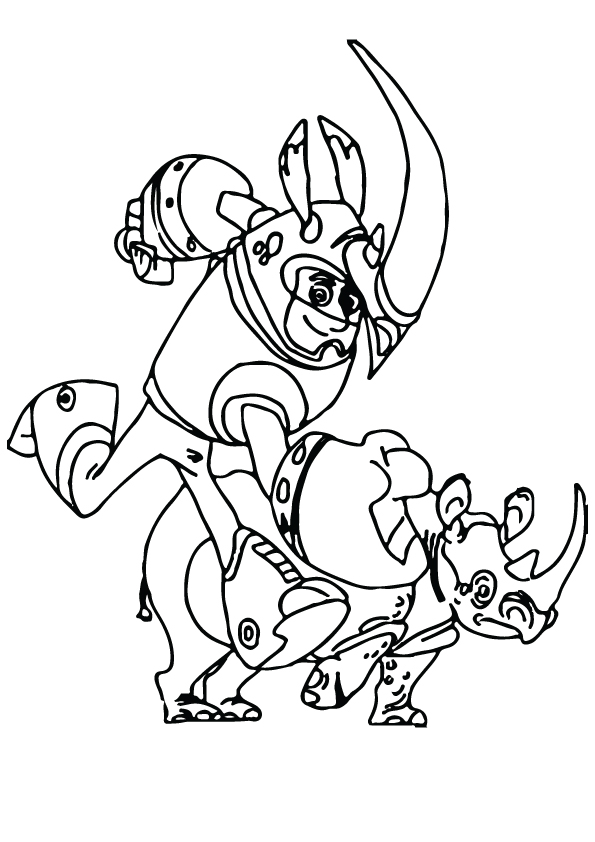 wild kratts coloring cool