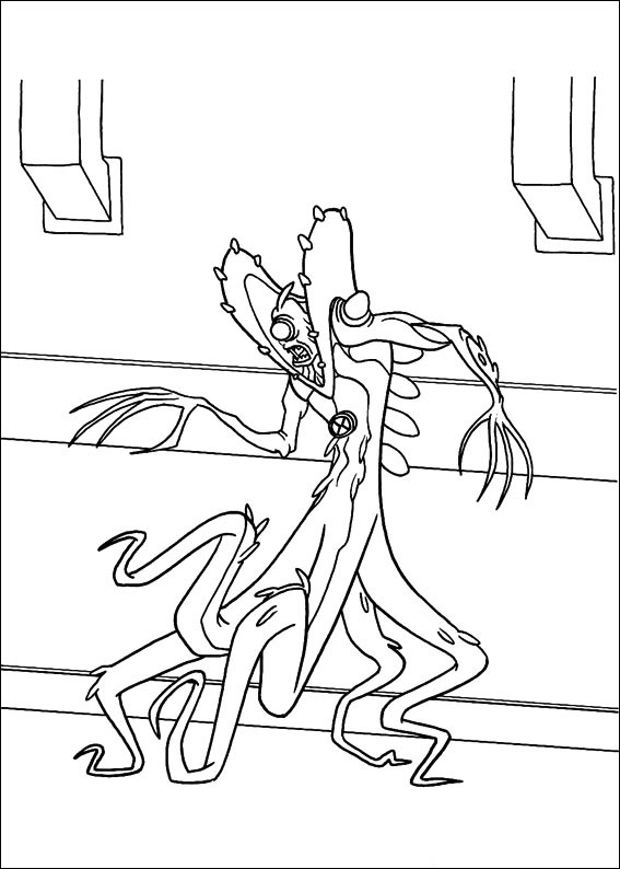 Wildvine From Ben 10 Coloring Page