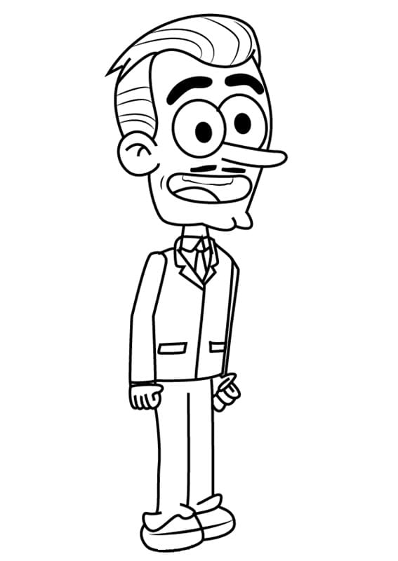 Wilt Doover from Looped Coloring Page