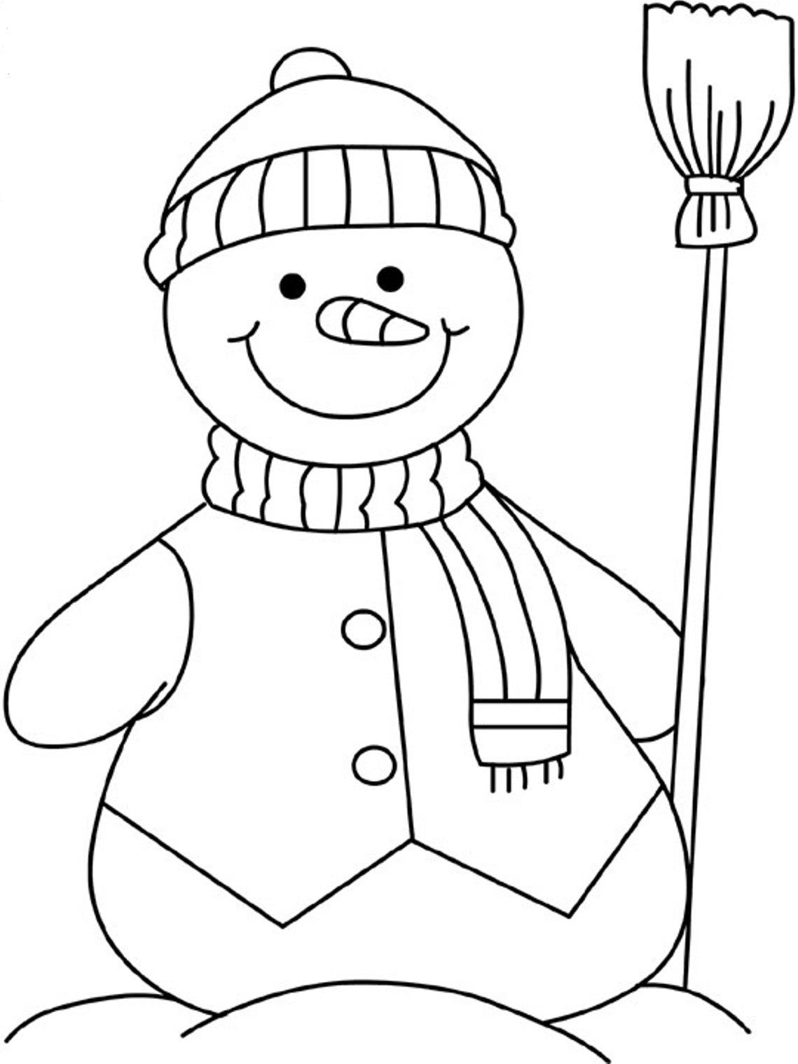 Winter S Snowman Free42fb Coloring Page