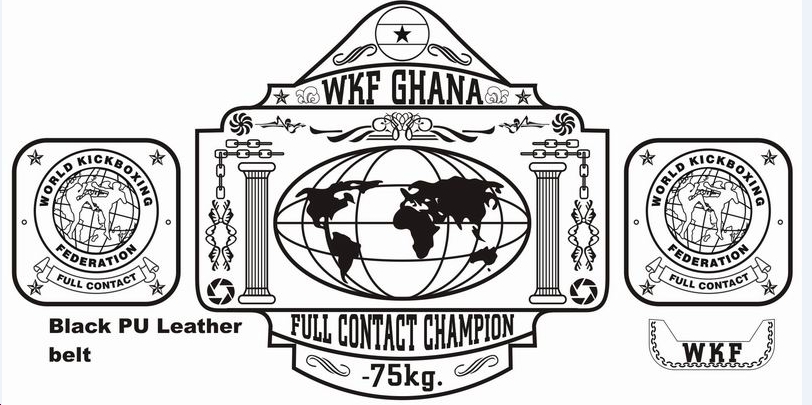 Wkg Ghana Wwe Championship Belt Coloring Page