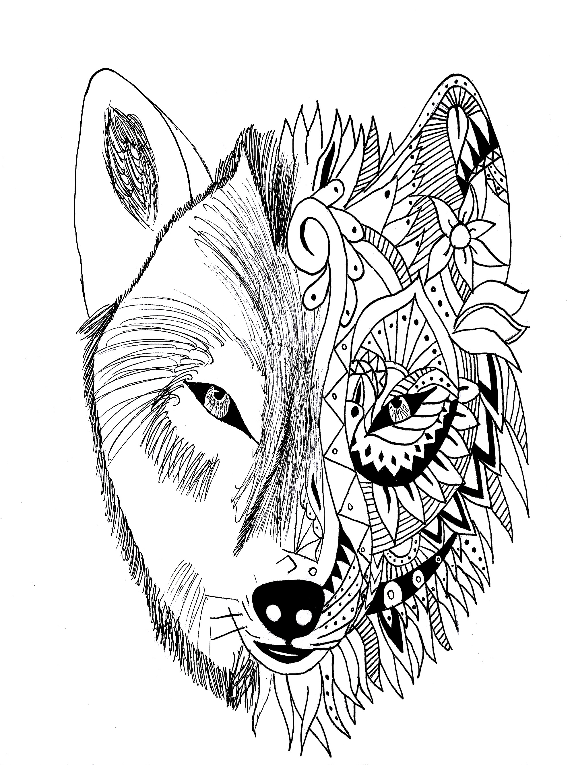 Wolf Tattoos for Adults