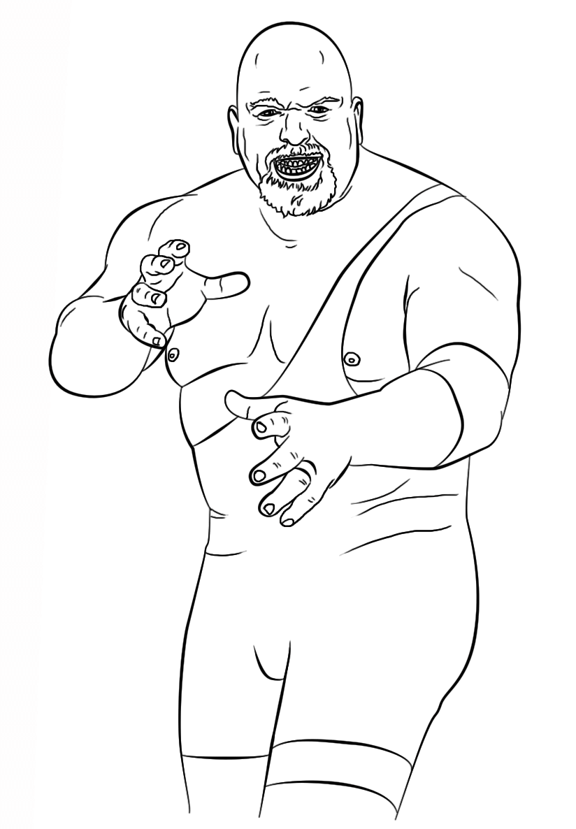 Wwe The Big Show Coloring Page Coloring Page