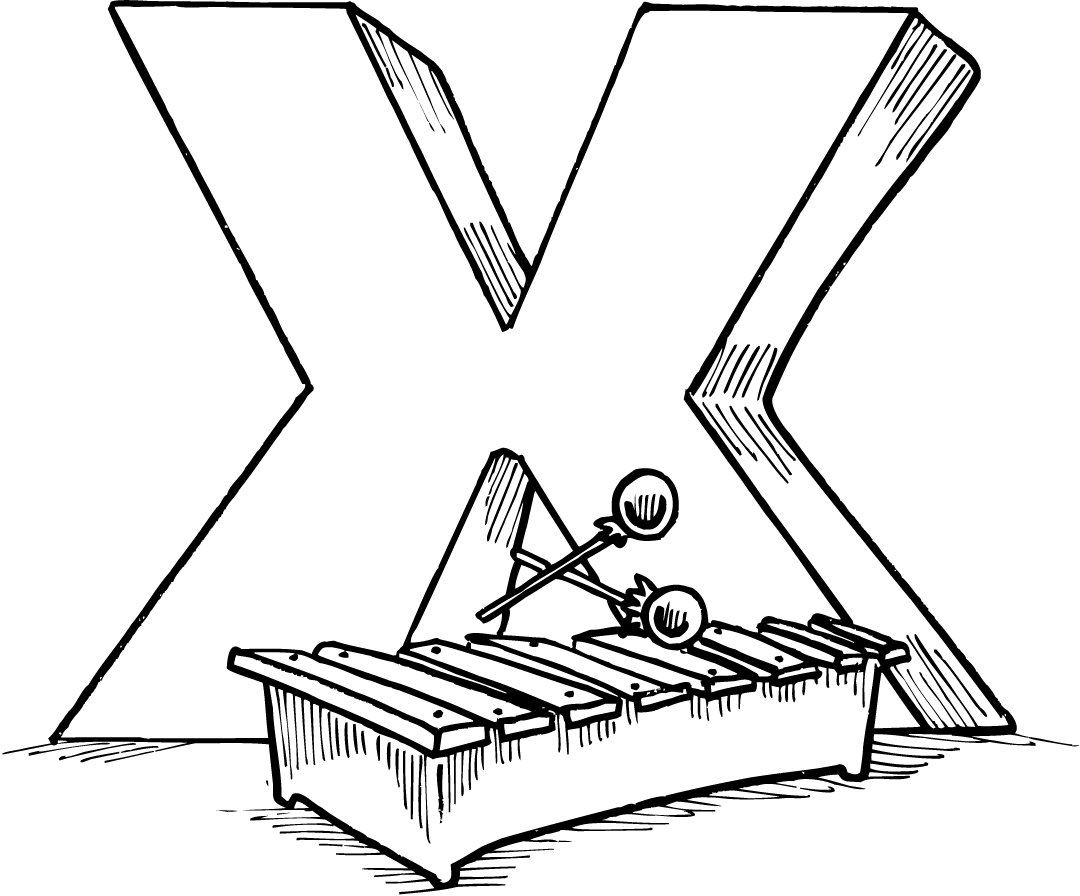 X For Xylophone