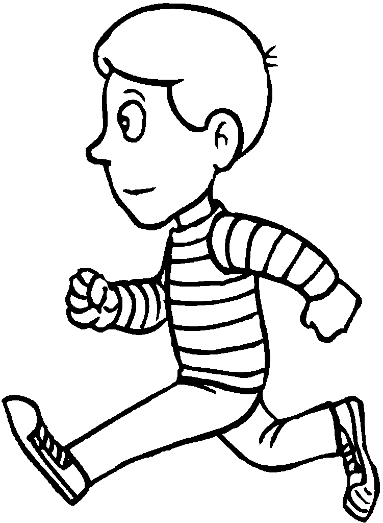 Young Boy Running