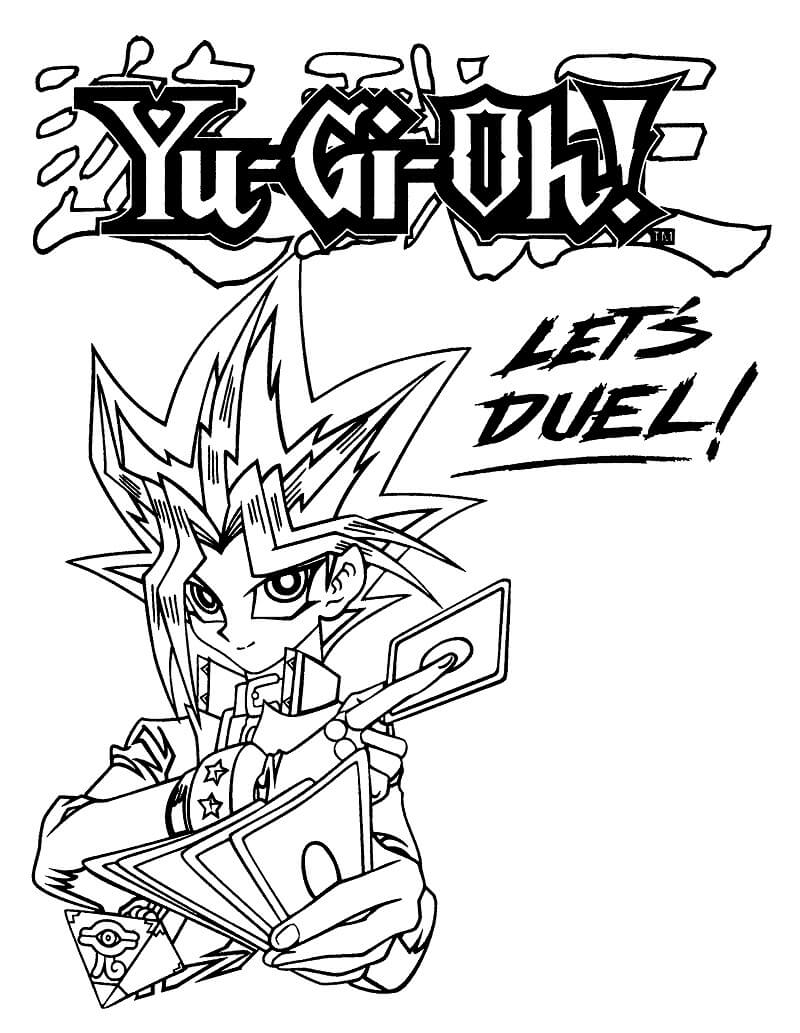 Yu-Gi-Oh 2 Coloring Page