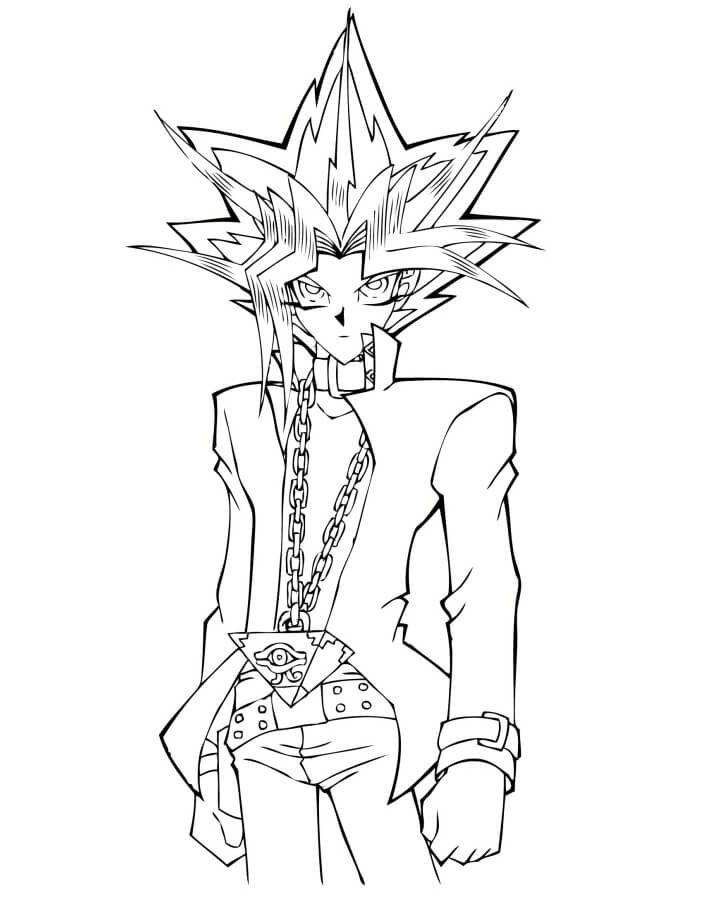 Yu-Gi-Oh 3 Coloring Page