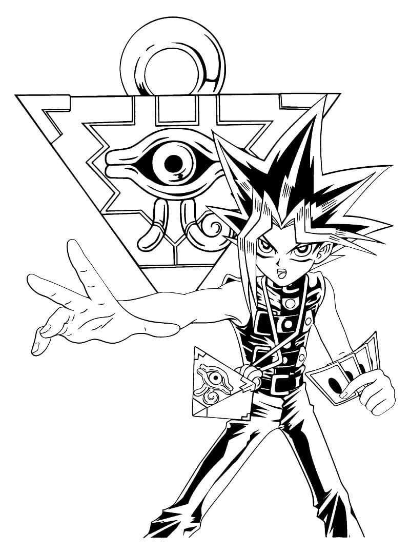 Yu-Gi-Oh 6 Coloring Page