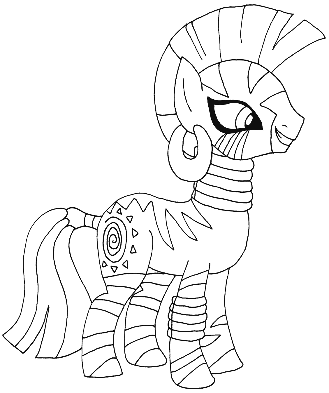Zecora My Little Pony Coloring Page