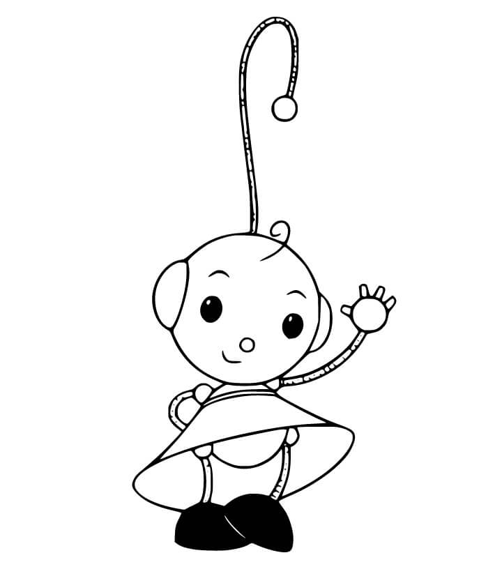 Zowie Polie Coloring Page