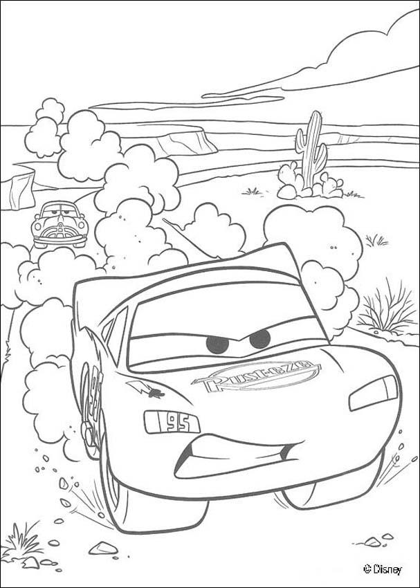 car 12 For Kids Coloring Page