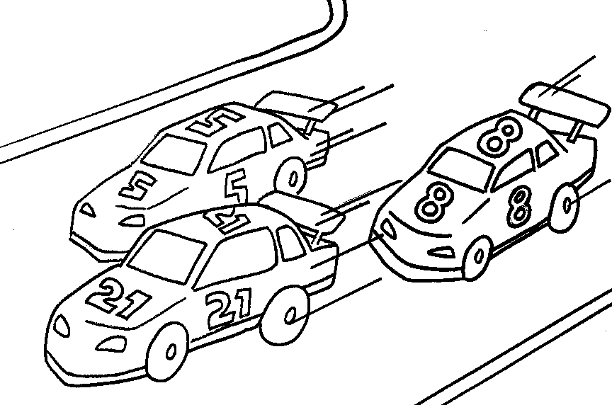 Cool car 2 Coloring Page