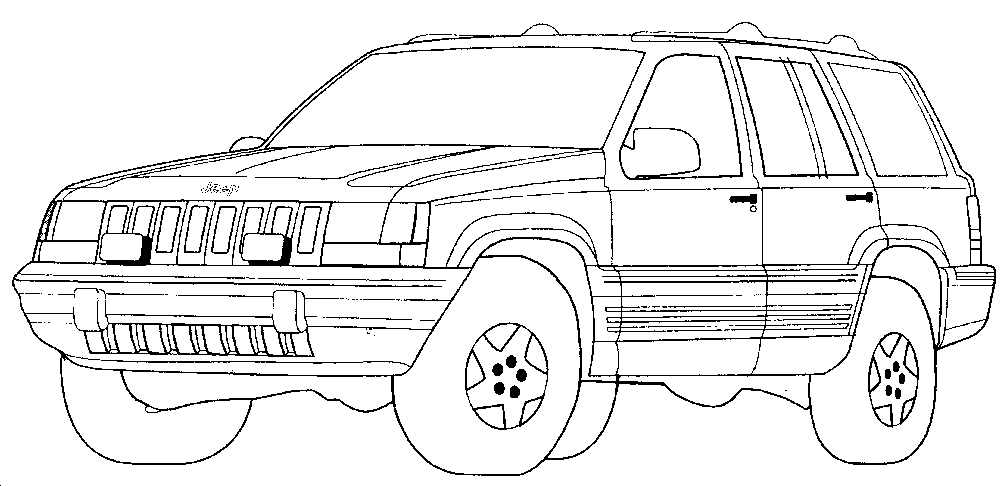 car 20 For Kids Coloring Page