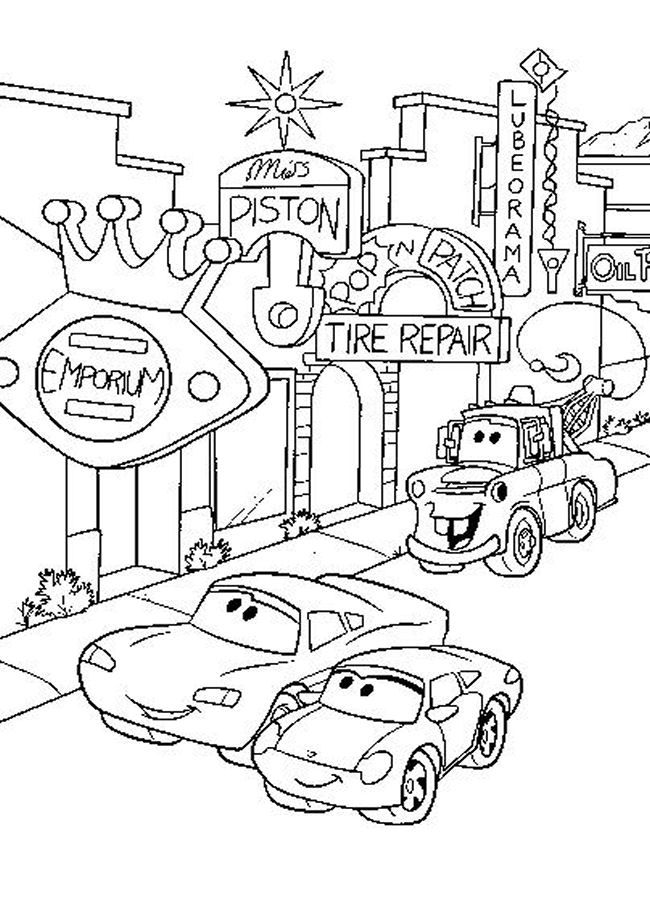 car 23 Cool Coloring Page