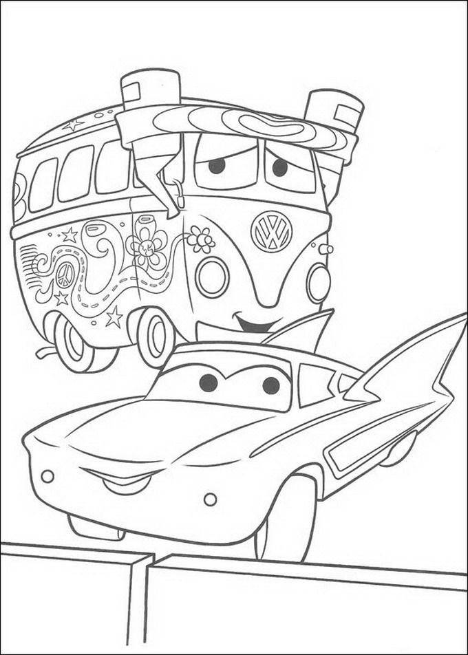 car 24 For Kids Coloring Page