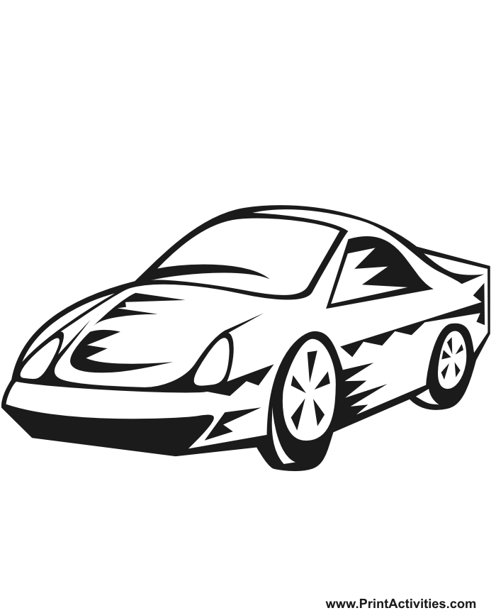car 35 Cool Coloring Page