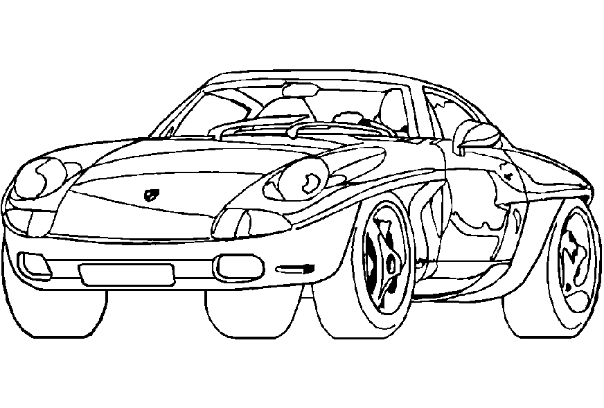 car 55 Cool Coloring Page