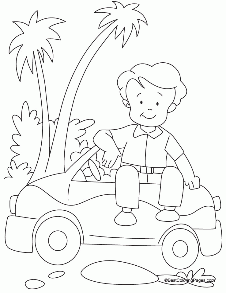 Cool car 6 Coloring Page