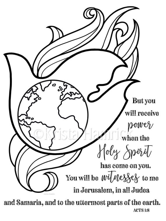 Cool Acts 1 1 Coloring Page