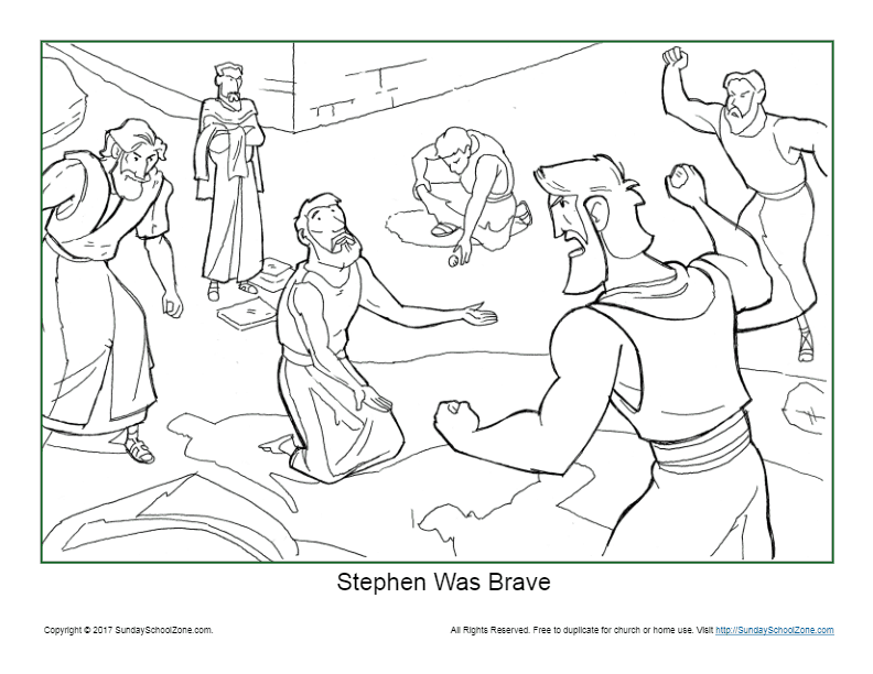 Acts 1 15 For Kids Coloring Page