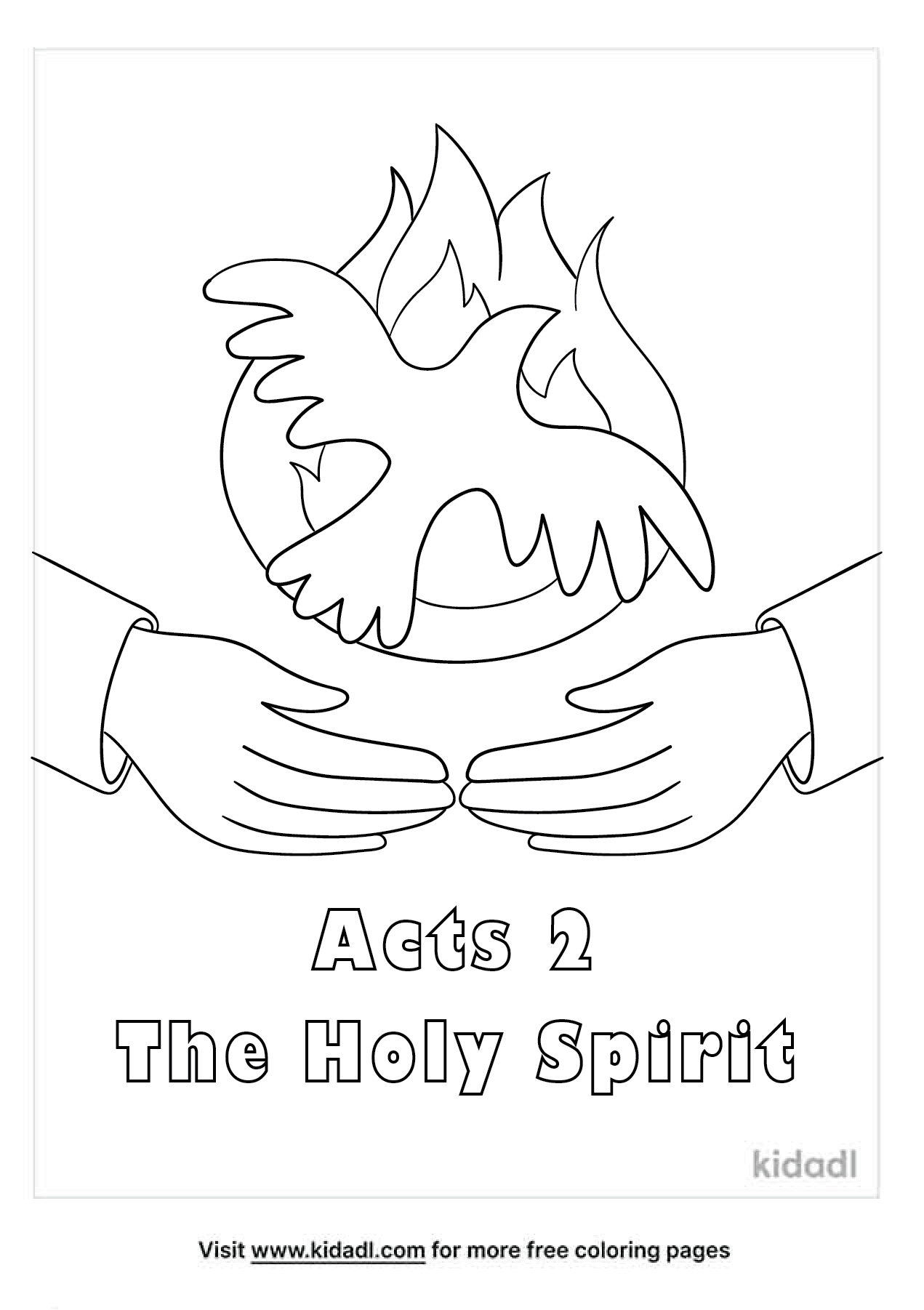 Acts 1 17 Cool Coloring Page