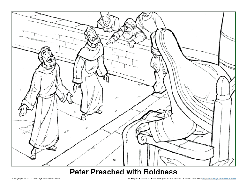 Cool Acts 1 20 Coloring Page