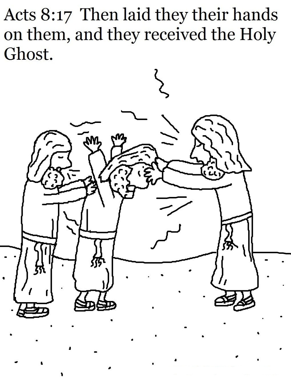 Acts 1 22 For Kids Coloring Page