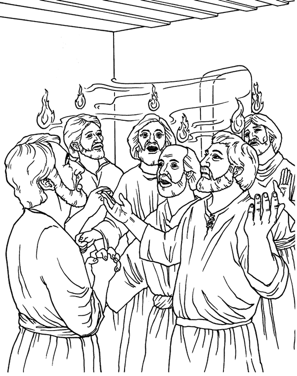 Cool Acts 1 24 Coloring Page