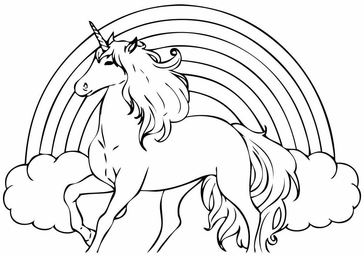 Adult Unicorn Coloring Pages   Coloring Cool