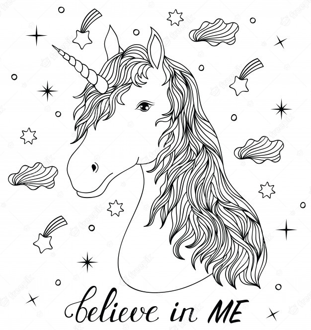 Adult Unicorn 30 Cool Coloring Page