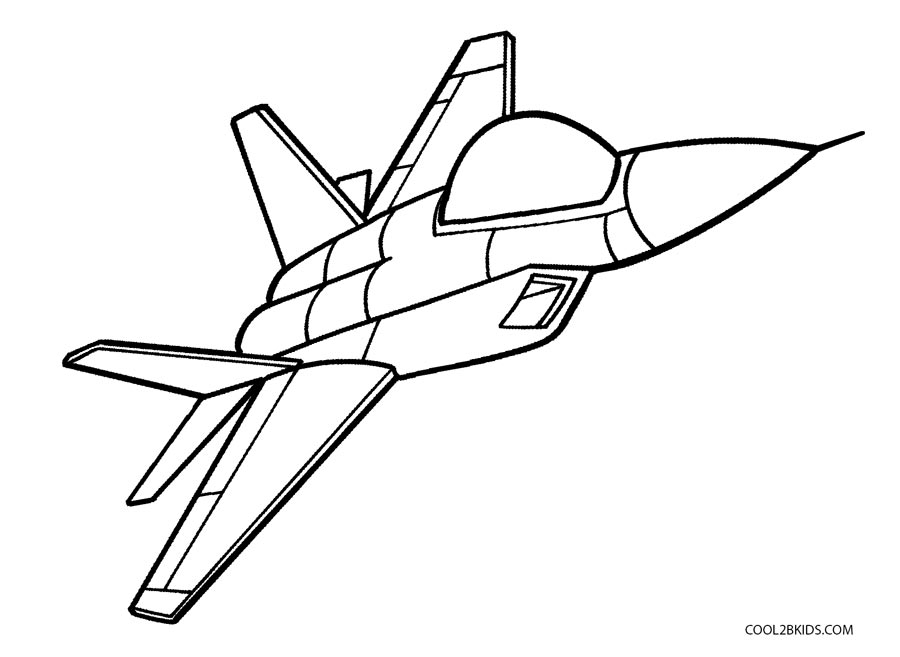 Air Plane 12 Cool Coloring Page
