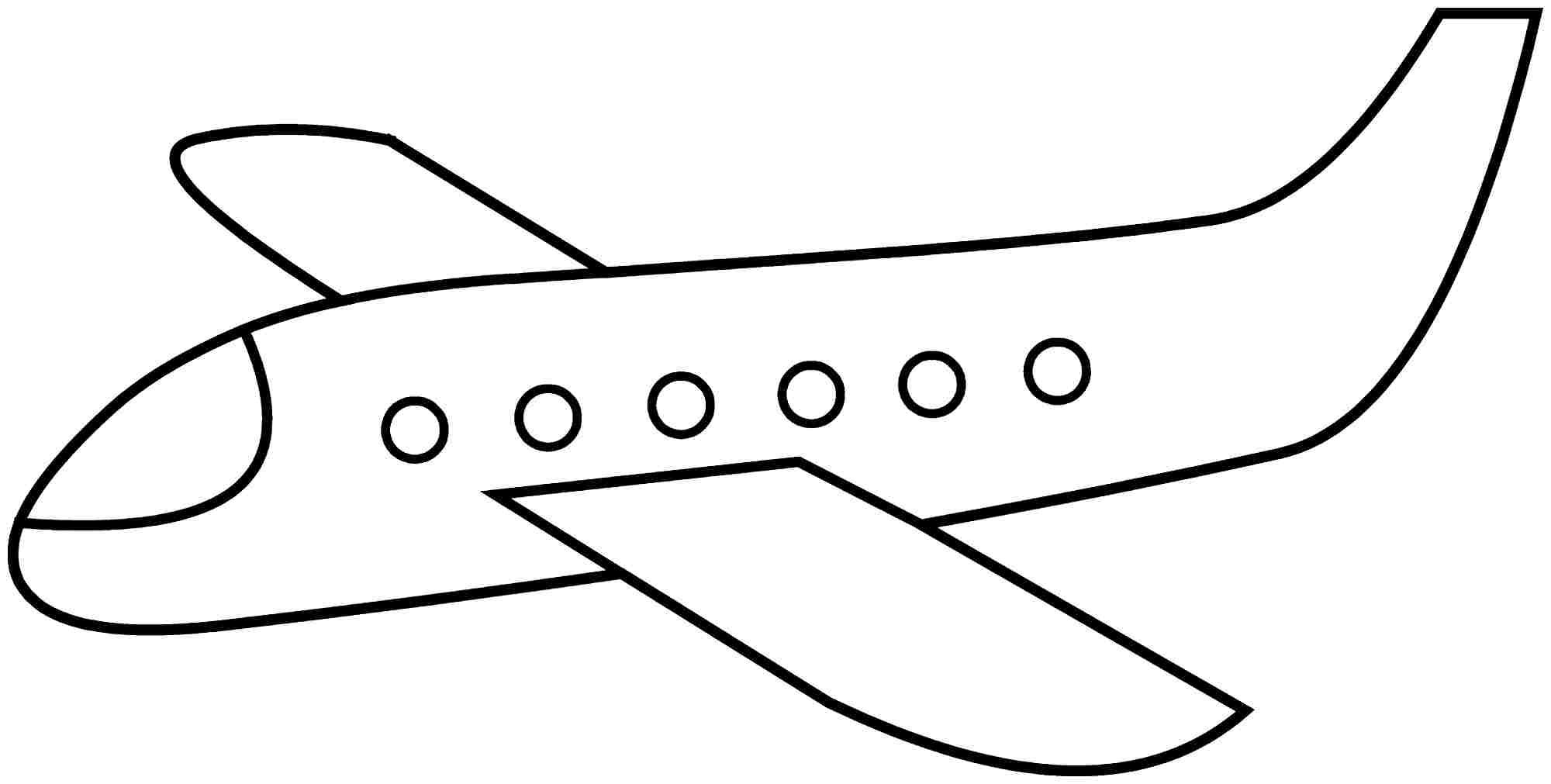 Air Plane 2 Cool Coloring Page