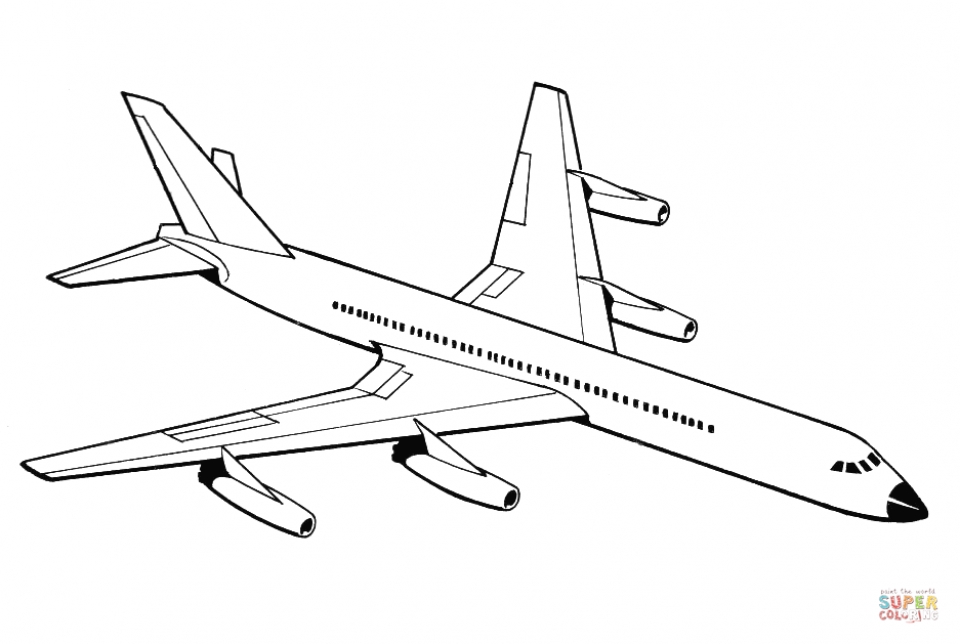 Air Plane 27 Cool Coloring Page