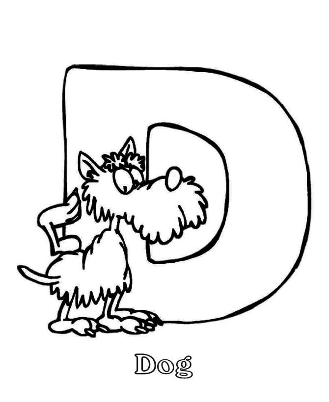 Alphabet Animal 16 Cool Coloring Page