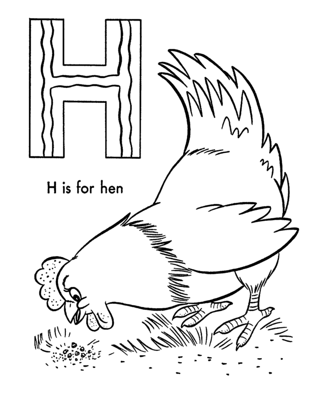Cool Alphabet Animal 27 Coloring Page