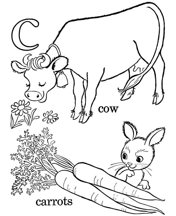 Alphabet Animal 28 Cool Coloring Page