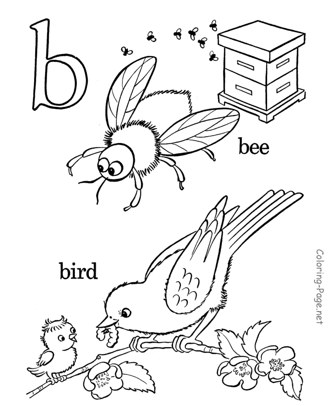 Alphabet Animal 32 Cool Coloring Page