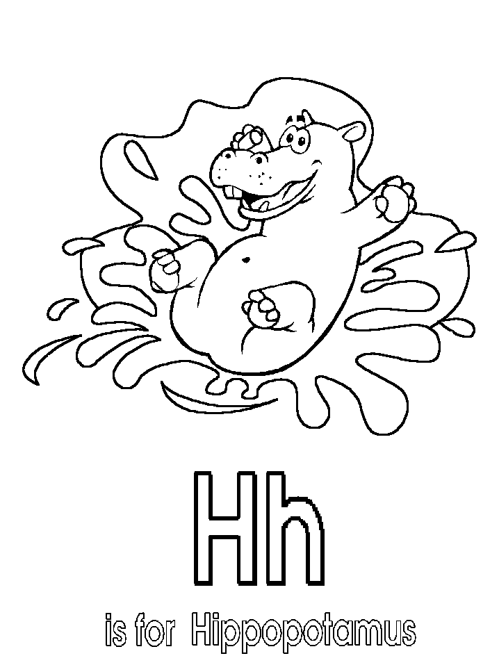 Alphabet Animal 33 For Kids Coloring Page